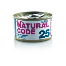 Natural Code 25 pollo e sardine 85gr